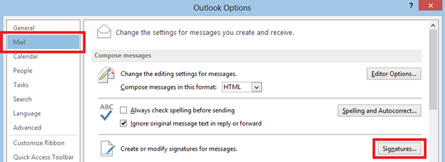 Outlook email signature location and backup