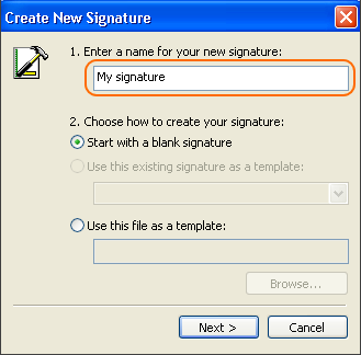 how to add signature to outlook email
