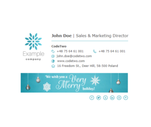 Free Christmas email signature templates for your emails