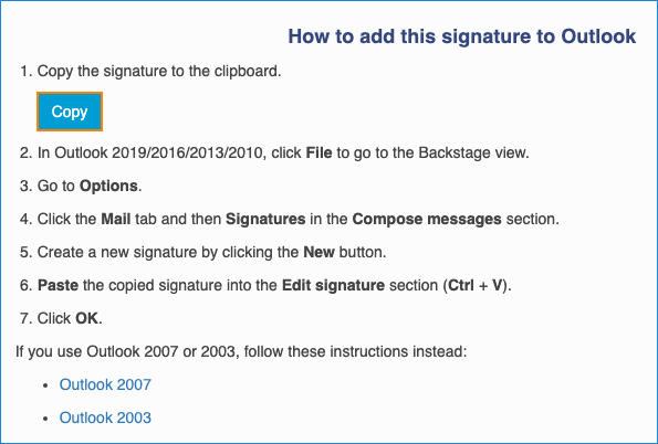 how to add signature in apple mail