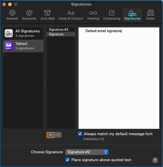 add image to apple mail signature