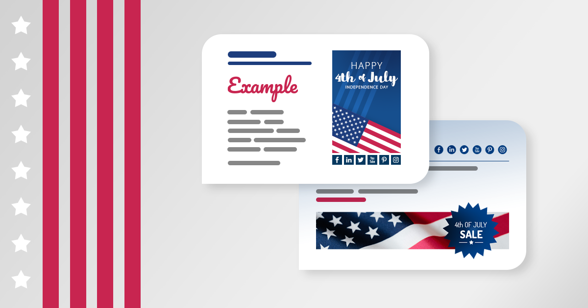 Free email signature templates 4th of July